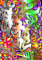 1 x A4 bedruckte Graffiti-Street-Kunst-Tapeten-Dekor-Zuckerguss-Blatt, essbarer Tortenaufsatz, dekoriertes Blatt – perfekt für große Kuchen