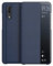 KANSI kompatibel mit Huawei P20 Hülle, Smart View Flip Hülle + Panzerglas - Navy blau