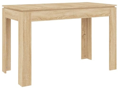 vidaXL Esstisch Minimalistischer Stil Küchentisch Esszimmertisch Speisetisch Tisch Küche Esszimmer Sonoma-Eiche 120x60x76cm Holzwerkstoff