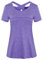 iClosam Damen T-Shirt Schnell Trocken Fitness Yoga Top Laufen Funktionsshirt