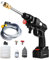 Deals- Idropulitrice ad Alta Pressione,24V Spruzzatore a Batteria 5600mA-Tubo 5m,per la Pulizia di Auto/Recinzioni/Giardino/Patio/Piscina