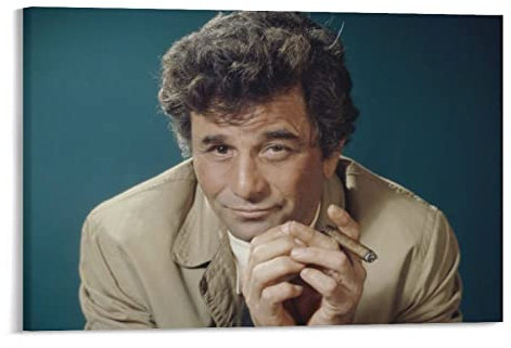 LIANGFANG Columbo Classic Suspense Series Art Poster 7 Poster Dekorative Malerei Leinwand Wandkunst Wohnzimmer Poster Schlafzimmer Gemälde 20 x 30 cm