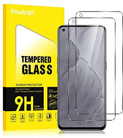 Pnakqil Lot de 2 Verre Trempé pour Realme GT Master Edition 5G Vitre Protection Écran Ultra HD Dureté 9H Glass Résistant Anti Rayures avec Haute Transparence à 99% Sans Bulles 6,43