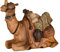 KRIPPENFIGUR Kamel, sitzend [Höhe 9 cm, handbemalt aus KUNSTHARZ] – Hochwertiges KRIPPENTIER & KRIPPENZUBEHÖR für ORIENTALISCHE WEIHNACHTSKRIPPEN
