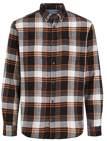 Jack & Jones Herren Jorjoshua Check Shirt Ls Pls Freizeithemd (1er Pack)