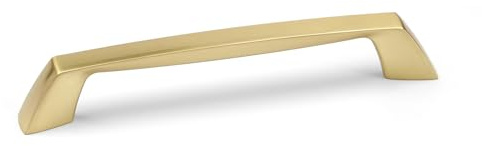 Brushed Brass Kitchen Handle 160mm Gold D Bar Cupboard Cabinet Door Drawer Pull Furniture Replacement Upcycle Hardware