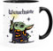 MoonWorks Namenstasse personalisierte Kaffee-Tasse mit Namen Baby- persönliche Geschenke Weihnachten weiss-innen-schwarz standard