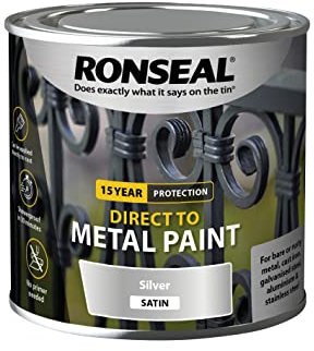 Ronseal Direct to Metal Silver Satin 250ml