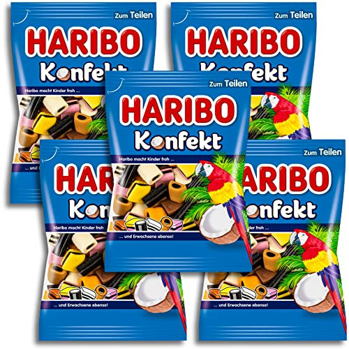 5 er Set Haribo Konfekt 5 x 175 g