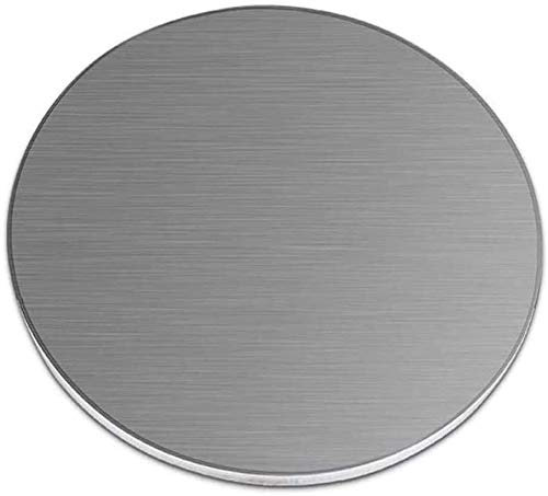 2 unidades, placa de acero inoxidable 304, grosor de 2 mm, placa redonda, disco circular, moldes DIY de disco, diámetro 100 mm