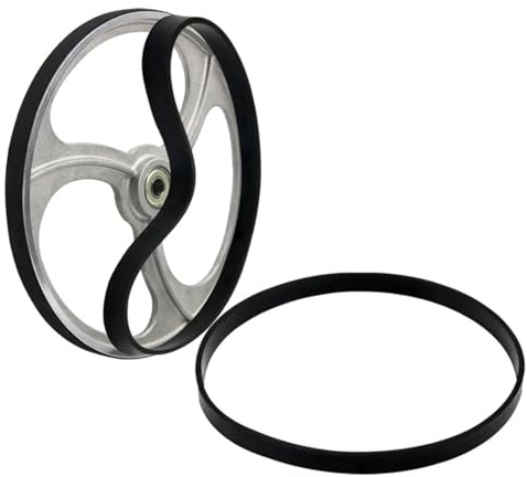 2 Piece 8Inch Bandsaw Tires, Black 205mm 8 Band Saw Rubber Wheel Tire Replacement,13mm Width, 3mm Thickness, for Ring Woodworking Bandsaw Bands