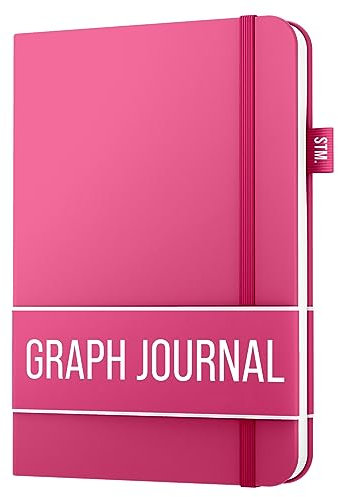 Notizbuch a5 kariert for writing | 150 Seiten, 120 g/m² dickes Papier mit Haftnotizen, Stifthalter, Gummiband, (V)-Leder-Hardcover | Scribbles That Matter notizbuch kariert, 5,75 x 8,2 Zoll