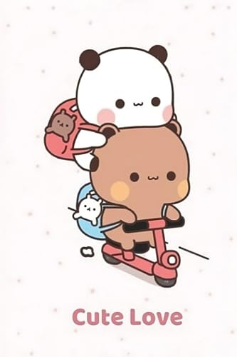 Bubu Dudu cute notebook: 6*9 inch 120 lined pages notebook