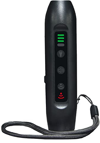 COMETX Répulsif à ultrasons pour chien - 3 modes - Portable - Rechargeable - Avec lampe de poche intelligente à haute luminosité - Dispositif de dressage de chien avec indicateur LED