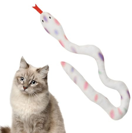 WOBBLO Katzenspielzeug für Katzen, Schlange und Schlange für Katzen, interaktives Spielzeug für Katzen in Form einer Schlange aus Pappe, Kauspielzeug für Katzen, Zubehör für Katzen im Innenbereich,
