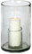 Lambert [W0725] Salerno Windlicht Klarglas,gehämmert H30 D20cm