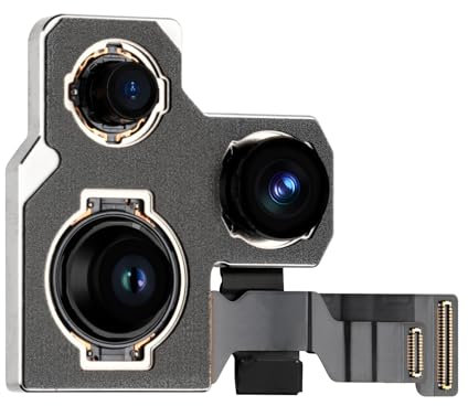 Risidamoy Für iPhone 14 Pro Max 48MP OEM Haupt-Rückkamera Ersatz mit Ultra-Weitem Teleobjektiv 5X optischer Zoom HDR Fotos Flexkabel 4K 60fps 1080p HD Video A2651 A2893 A2894 A2895 A2896