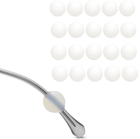 10 Pairs Glasses Ear Grips,Clear Glasses Ear Cushions,Anti Slip Glasses Grips Behind Ears,Soft Silicone Glasses Ear Grips,for Kids and Adults Sunglasses,Eyeglasses,Sport Eyewear(14mm)