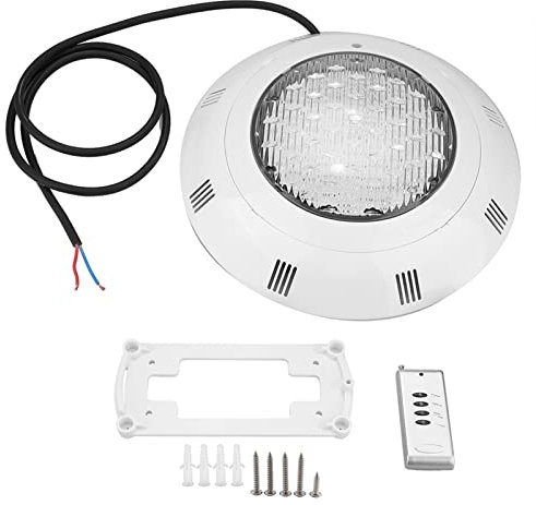 Aramox Luz LED RGB Multicolor para Piscina Subacuática, Control Remoto, Resistente Al Agua para Decoración de Paisaje de Jardín y Piscina