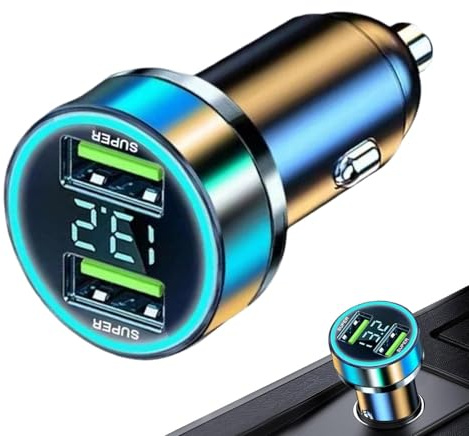 ETUCYNG Car Fast Charger,Two-Port Quick Car Charger | USB Car Charger 240W Quick Car Charger Adapter PD3.0 QC3.0 Car Charger for Camera