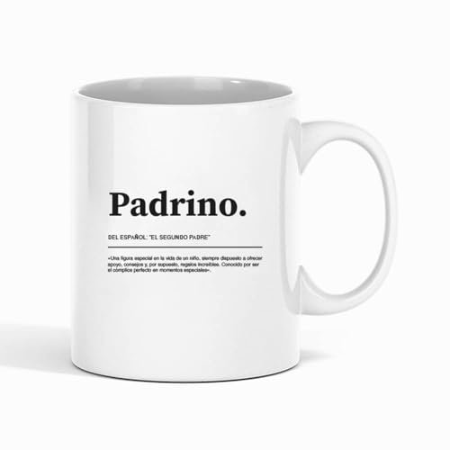 Taza Frase Definición Padrino Regalo Familia Taza de Cerámica regalos originales (padrino)