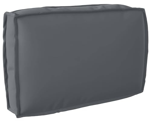 vidaXL Kissen Anthrazit 60 x 40 x 12 cm Oxford-Stoff | Hält Nässe fern und sorgt für eine lange Lebensdauer, Total easy zu reinigen oder die Bezüge auszutauschen,