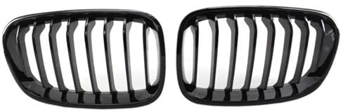 YSQOFDNFD per BMW F20 F21 Serie 1 2011-2014 Griglia Anteriore A Rene Nero Brillante Griglie Anteriori