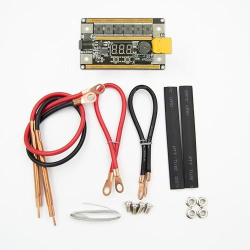Lawnoval GX591 Spot Welder Control Board, 8-C24V DC, Up to 2400A Peak Current, Adjustable 99-Step Power Output, for Battery Pack Assembly (0.1-C0.2mm Nickel Plates)