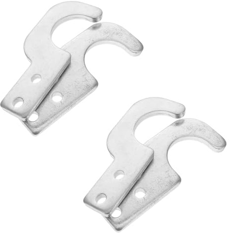 Housoutil Heavy Duty Steel Scaffold Step Hooks for Secure Support 4pcs with Optimized Hook Depth and Quick Installation, Scaffold Board Clamps in Curtain Wall Projects and Wet Work