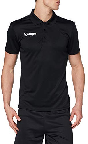 Kempa FanSport24 Kempa Handball Polyester Poloshirt Herren schwarz Größe L