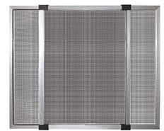 GrecoShop Zanzariera Estensibile in Alluminio con Telaio per Porte Finestre con Tapparella 50x70/132 cm