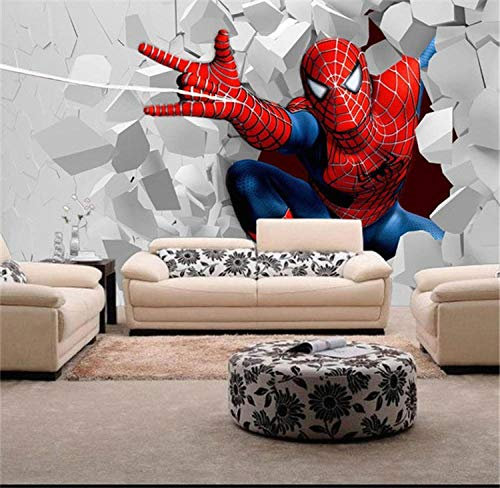 Papier Peint photo pour enfants Peinture murale Spiderman Pour la chambre des enfants - Décoration murale moderne et étanche