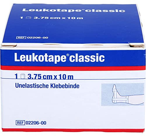 LEUKOTAPE Classic 3,75 cmx10 m weiß