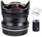 PERGEAR 7.5mm F2.8 Fish Eye Fisheye Manual Focus Fixed Lens for Sony E-mount APS-C Cameras NEX/FS5/A6000, A6100, A6300, A6400 (Black)