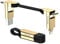 Rolling Square, inCharge X Portachiavi con Cavo Usb Type-c, Cavetto Universale Cellulare, Regalo Uomo, Caricatore Universale Cellulare 6 in 1, Gadget Tecnologico, Oro, Cavo Lightning da 100W