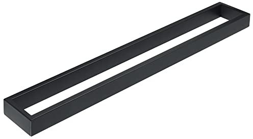 SAYAYO Handtuchhalter Schwarz 60CM Handtuchhalter Bad Handtuchstange Gästehandtuchhalter Wandmontage Edelstahl Badetuchhalter für Badezimmer und Küche