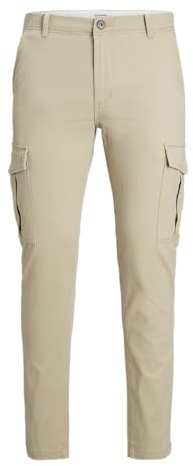 JACK & JONES Damen Jpstmarco Jjjoe Cargo Hose, Crockery, 32W / 32L