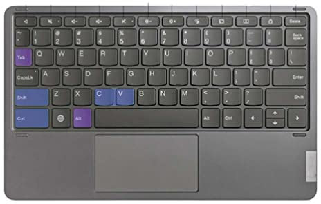 Teclado Bluetooth compatible con Lenovo Tab P11 Pro (2nd Gen) 2022 TB132FU 11.2 Tablet Magnetic Keyboard, Teclado ultraplano con diseño QWERTY