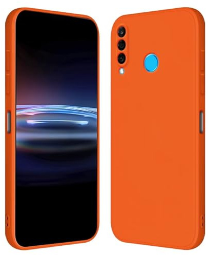 RankOne Hülle für Huawei P30 Lite (6.15 Inches) Weiche TPU Silikonhülle - Orange
