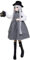 Proudoll 1/3 BJD-Puppe, 60 cm, Kugelgelenk, SD-Puppen, bewegliche Gelenke, Actionfiguren, Caroline, Hut, Perücke, Bluse, Kleid, Handtasche, Stiefel