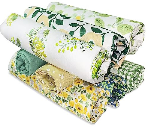 Stoffe Zum Nähen,Stoff,Bündchenstoff,Baumwollstoff,Patchwork Stoffe Paket Jersey Stoff Meterware Zum Nähen Diy Stoffstücke Für Alle Arten Von Kleinen Handgemachten(50x50cm) 8 Pcs