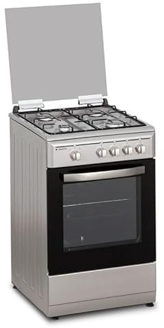 Cocina Gas ASPES AKG4500X Inox 4f