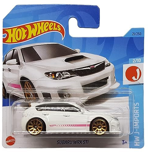 Hot Wheels - Subaru WRX STi - HW J-Imports 2/10 - HKK62 - Short Card - Weiss - Mattel 2023