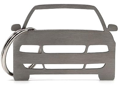 Streetculture Carshape Zubehör Schlüsselanhänger Edelstahl - KFZ Teile Quattro Auto Fahrzeug Tuning A4 B5 Car Shape