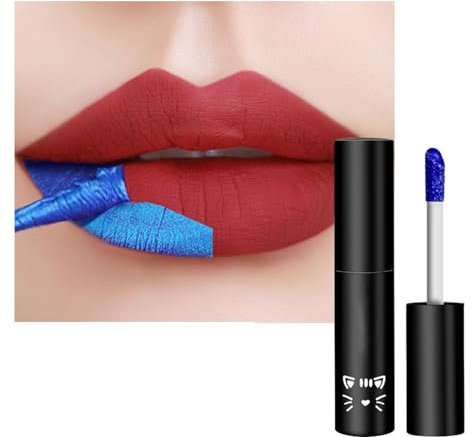 Despegar La Mancha de Labio,Brillo de Labios Resistente al Agua, Lápiz Labial Peel Off, Brillo labios larga duración para mujeres y niñas Peel Off Colored Matte Sexy Colors-03