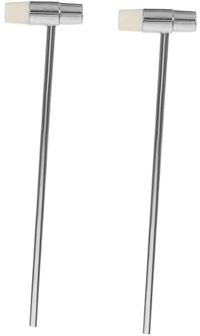 WOONEKY 2stücke Mini Hammer Teiliges Metall Mini-hammer Für Richter Tragbar Multifunktional Für Uhrenreparatur Und -projekte Hochwertige Verarbeitung Angenehmer Griff Vielseitig