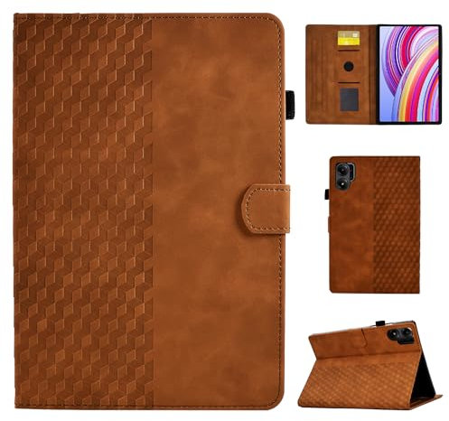 CASAFUNY Custodia Cover per Xiaomi Redmi Pad Pro 12.1 Pollici 2024 Custodia Protettiva Magnetica Cover Tablet Ultra Sottile con Funzione Supporto per Xiaomi Redmi Pad Pro 2024, Marrone