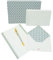 Papeteria - Design Briefkarten Set inkl. Briefbox „Fleurs“ 20 Bögen Briefpapier DIN A5, 16x DIN C6 Brief-Kuverts & edler Kugelschreiber - Schönes Muster ideal als Geschenkset mit Dekorpapier