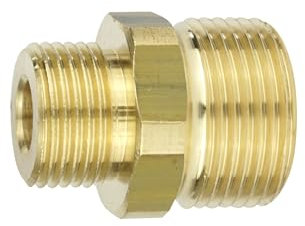 Adapter | für Hochdruckreiniger | bis 400 bar | M22x1,5 AG x G 3/8 AG | Lanze Schlauch Hochdruckpistole