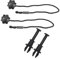 TREGOO Auto Hutablagen Schnur Kompatibel Mit Seat Für Ibiza (6J) 2009 2010 2011 2012 2013 2014 2015 2016 2017 Auto-Hutablagenkordeln, Hutablagen-Befestigungskordel, Spanngurtschnur Z5867769